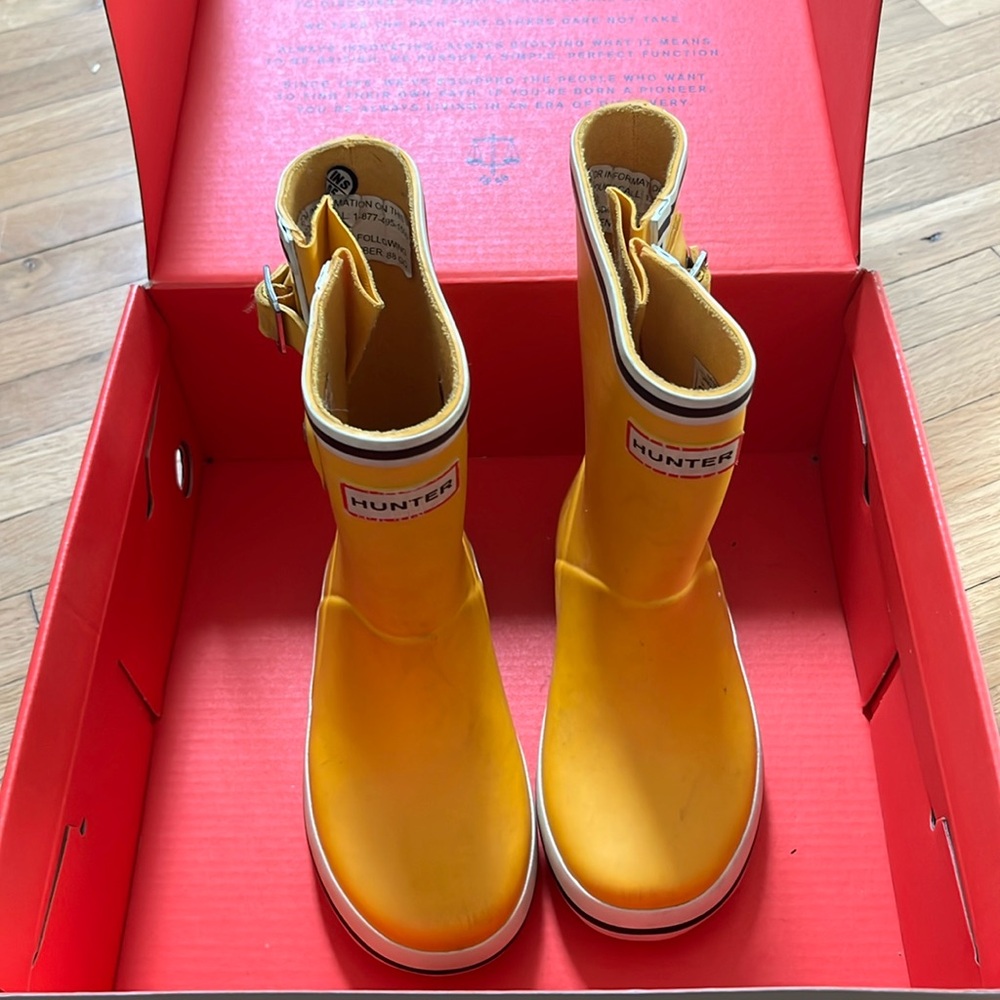 Hunter rain boots